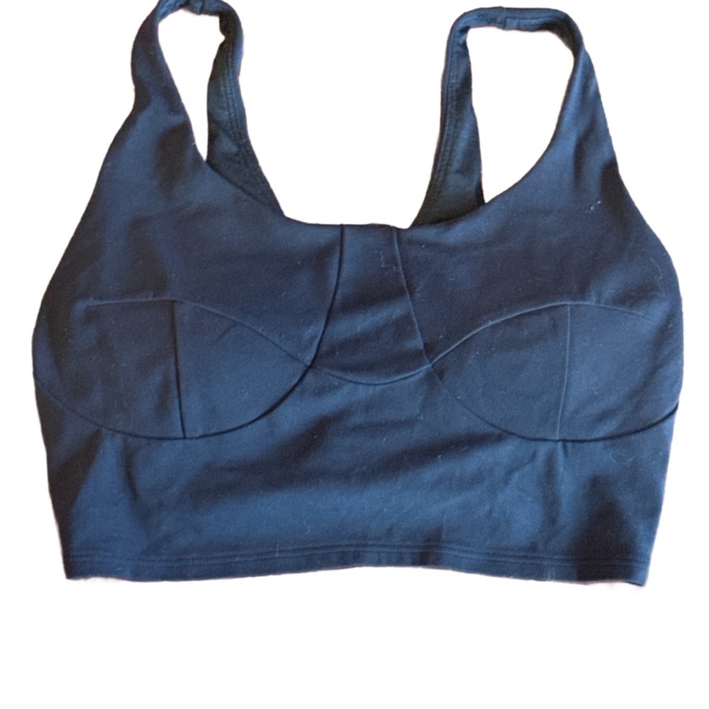 Lululemon Nulu Front Dart Yoga Bra Black NWOT 6